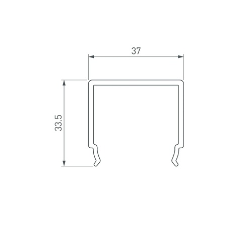 Экран ARH-LINE-3750A-VOL-2000 CLEAR (Arlight, Пластик)