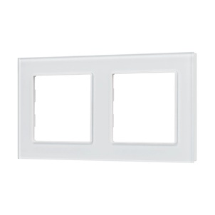 Рамка стеклянная FRM-GLARE-GS-2-WH (Arlight, -)