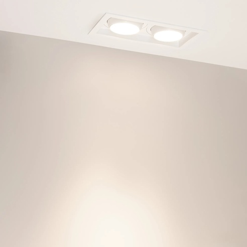 Светильник MS-VORTEX-BUILT-S250x140-2x30W Day4000 (WH-WH, 30 deg, 230V) (Arlight, IP20 Металл, 5 лет)