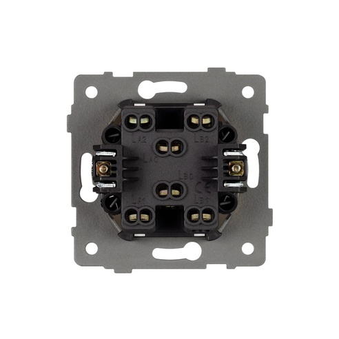Механизм выключателя одноклавишный перекрёстный SWT-MKX1-PL-WH-V (250V, 10A) (Arlight, -)