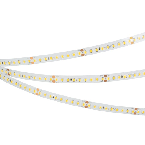 Лента светодиодная RT-A144-10mm 24V White6000 (7.7 W/m, IP20, 2835, 5m) (Arlight, высок.эфф.200 лм/Вт)