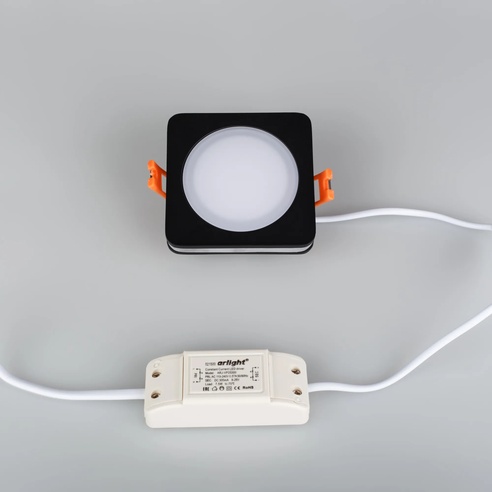 Светодиодная панель LTD-80x80SOL-BK-5W Day White (Arlight, IP44 Пластик, 3 года)