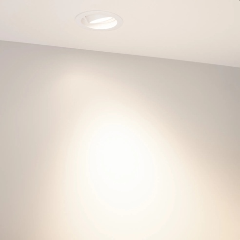 Светильник MS-VORTEX-BUILT-R90-12W Day4000 (WH-WH, 40 deg, 230V) (Arlight, IP20 Металл, 5 лет)