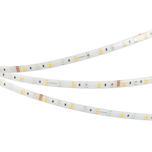 Лента светодиодная RTW-SE-B60-10mm 24V RGBW-White (14.4 W/m, IP65, 5060, 5m) (Arlight, Открытый)