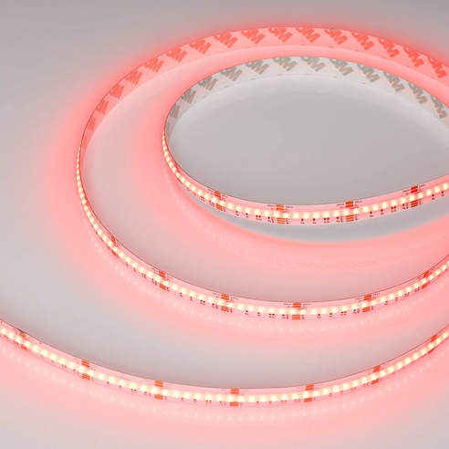 Лента светодиодная CSP-X840-12mm 24V RGBW-Warm (17.2 W/m, IP20, 5m) (Arlight, 5 лет)