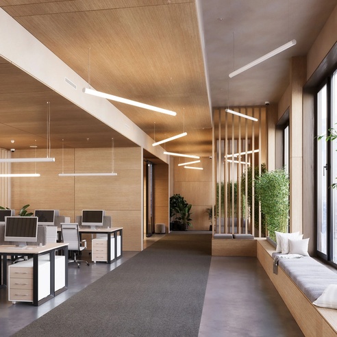 Светильник SP-LINE-HANG-D60-L1485-32W Warm3000 (SL, 230V) IP33 (Arlight, Алюминий)