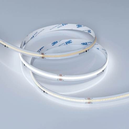 Лента светодиодная SPI-COB-X378-12mm 24V White6000-PX63-BPT (7 W/m, IP20, 5m) (Arlight, бегущий огонь)