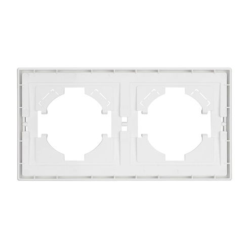 Рамка пластиковая FRM-TENDO-PL-2-WH (Arlight, -)