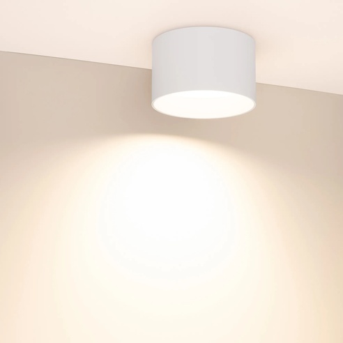 Светильник SP-BISCOTTO-R140-15W Warm3300-MIX (WH, 80 deg, 230V) (Arlight, IP54 Металл, 5 лет)