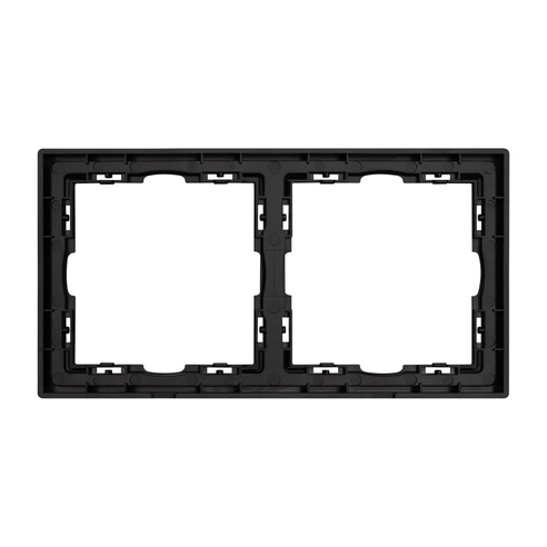 Рамка пластиковая FRM-NOBE-SFPL-2-BK (Arlight, -)