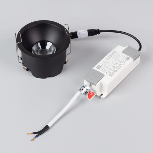 Светильник MS-HARBOR-R82-10W Warm3000 (BK, 50 deg, 230V) (Arlight, IP20 Металл, 5 лет)