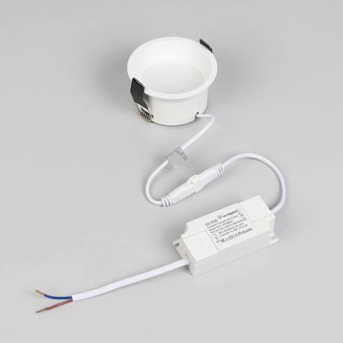 Светильник MS-BREEZE-BUILT-R82-9W Day4000 (WH, 85 deg, 230V) (Arlight, IP20 Металл, 5 лет)