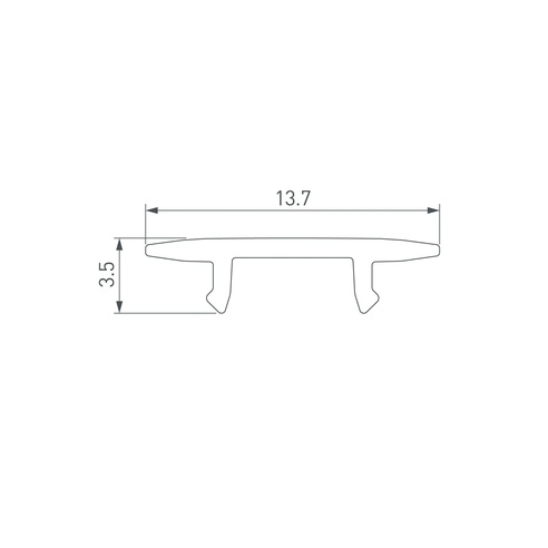 Экран SL-W9-F-2000 OPAL (Arlight, Пластик)