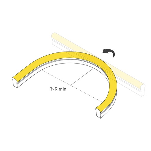 Лента герметичная HALO-SIDE-A160-10x17mm 24V Warm3000 (10 W/m, IP67, 5m, wire x1) (Arlight, Вывод прямой, 3 года)