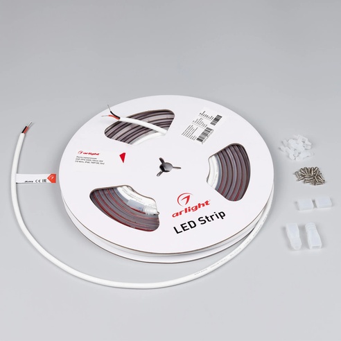 Лента светодиодная герметичная CSP-PFS-X320-10mm 24V Warm2700 (10 W/m, IP68, TWP100, 5m) (Arlight, -)