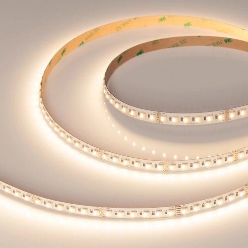 Лента светодиодная RT-H120-10mm 24V RGBW-Warm-4-in-1 (25 W/m, IP20, 4040, 5m) (Arlight, Открытый)
