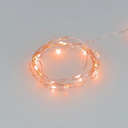 Светодиодная гирлянда ARD-DEW-HOME-2000-CLEAR-20LED-STD Orange (1.5V, Battery Pack, Cork) (Ardecoled, IP20)