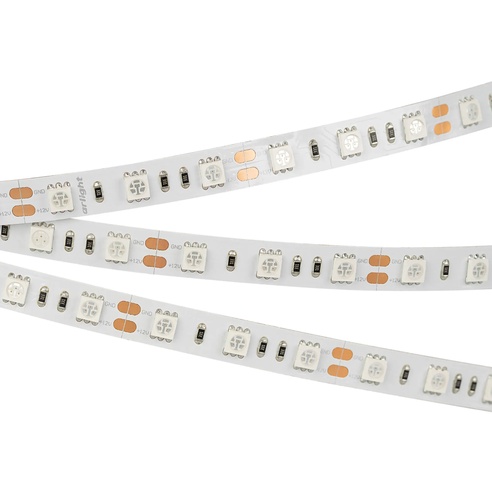 Лента светодиодная RT-B60-10mm 12V Orange (14.4 W/m, IP20, 5060, 5m) (Arlight, Открытый)