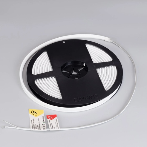 Лента светодиодная герметичная MOONLIGHT-TOP-M280-10x5mm 24V Warm3000 (15 W/m, IP65, 5m, wire x1)  (Arlight, Вывод прямой, 3 года)