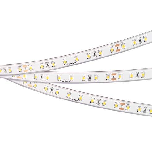 Лента светодиодная герметичная RTW-PS-A80-12mm 24V Warm2700 (4.8 W/m, IP67, TWP100, 5m) (Arlight, -)