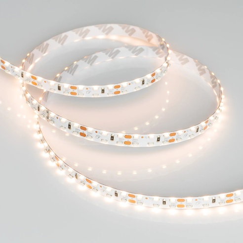 Лента светодиодная RS 2-5000 24V Warm3000 2x2 8mm (3014, 240 LED/m, LUX) (Arlight, 14.4 Вт/м, IP20)