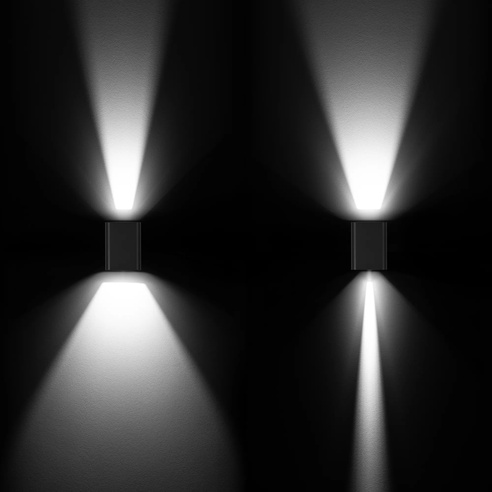 Светильник LGD-WALL-VARIO-S104x129-2x6W Day4000 (BK, 1-80 deg) (Arlight, IP54 Металл, 3 года)