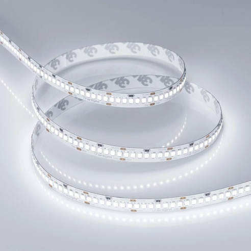 Лента светодиодная RT 2-5000 24V White5500 10mm (2835, 252 LED/m, LUX) (Arlight, 10 Вт/м, IP20)