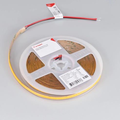 Лента светодиодная COB-X528-8mm 24V Warm3000 (6 W/m, IP20, 5m, FreeCut) (Arlight, Свободная резка)