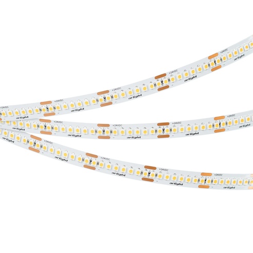 Лента UL-A240-10mm 24V Warm2400 (19 W/m, IP20, 5m) (Arlight, 7 лет)