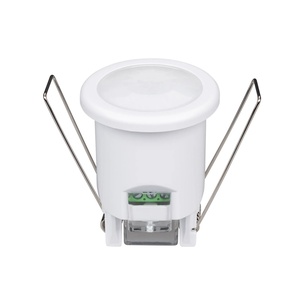 Датчик движения NAVE-PIR-BUILT-R50-400W-WH (230V, 1.7A, MINI) (Arlight, IP20 Пластик, 5 лет)