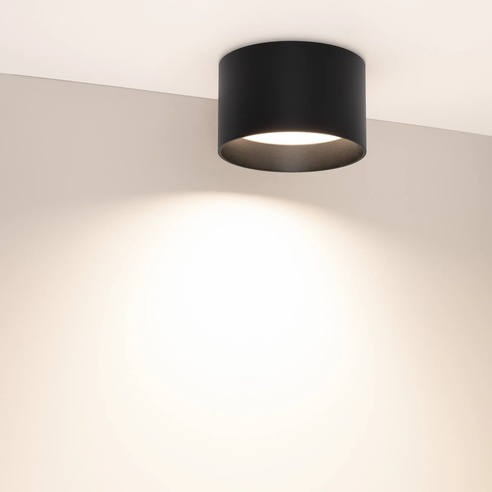 Светильник SP-BISCOTTO-R140-15W Warm3300-MIX (BK, 80 deg, 230V) (Arlight, IP54 Металл, 5 лет)