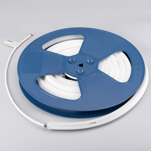 Лента светодиодная герметичная MOONLIGHT-3D-A168-15x15mm 24V Warm3000 (7.2 W/m, IP67, 2835, 5m, Wire x1) (Arlight, Силикон)