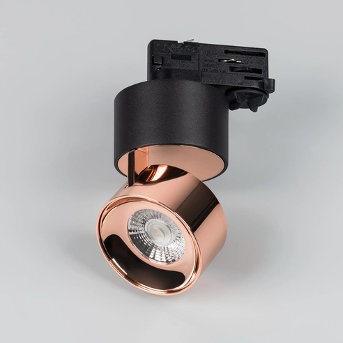 Светильник SP-PLURIO-TRACK-4TR-R77-9W Warm3000 (BK-COP, 36 deg, 230V) (Arlight, IP20 Металл, 3 года)