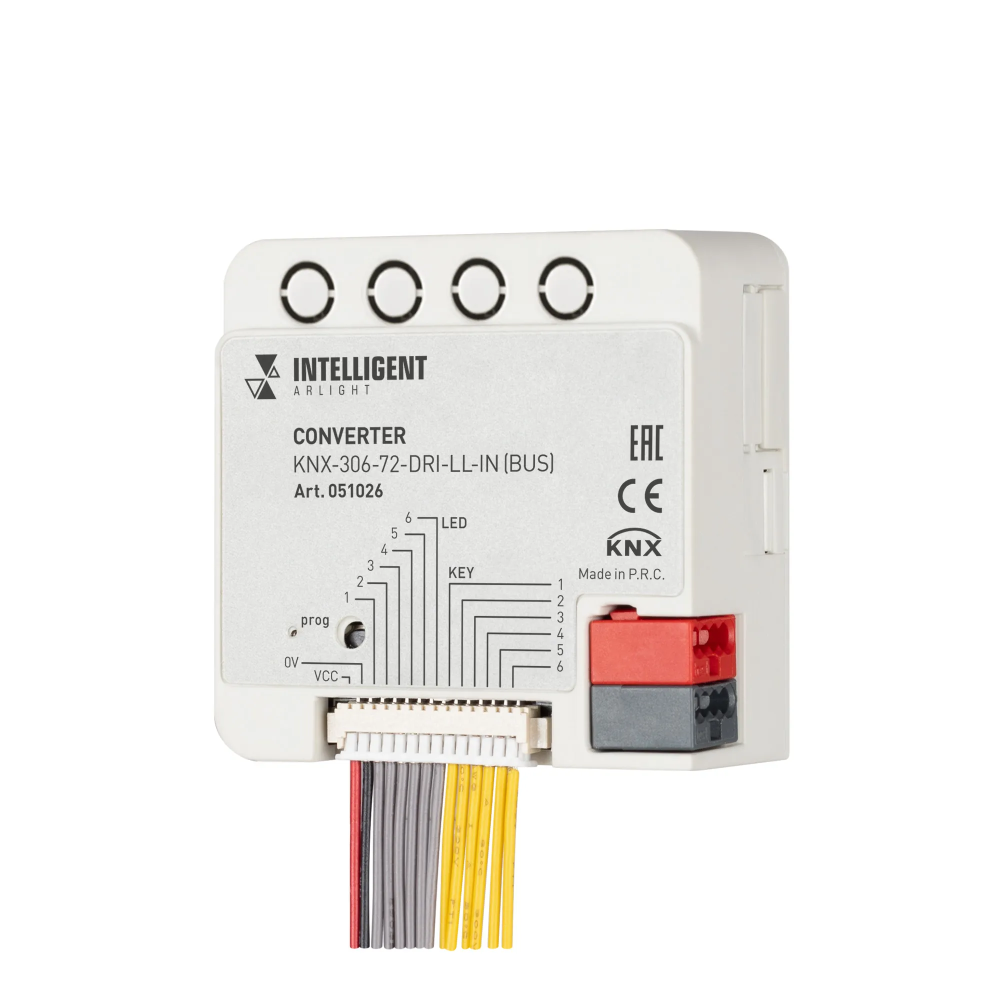 INTELLIGENT ARLIGHT Конвертер KNX-306-72-DRI-LL-IN (BUS) (IARL, IP20 Пластик, 2 года) - изображение товара