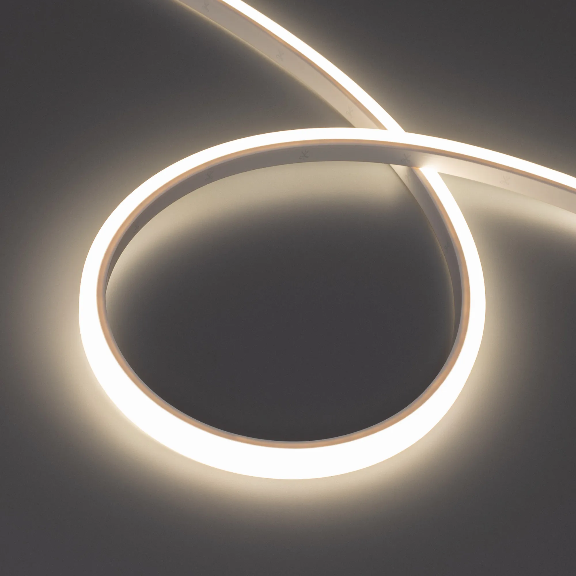 Лента герметичная WAVE-TOP-PU-A144-10x10mm 24V Day4000 (5 W/m, IP68, 1m, wire x1) (Arlight, Вывод боковой, 3 года) - изображение товара