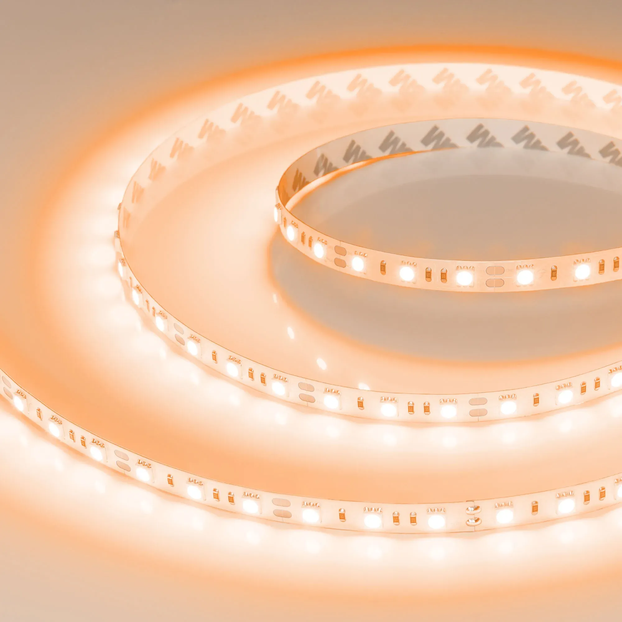 Лента светодиодная RT-B60-10mm 12V Orange (14.4 W/m, IP20, 5060, 5m) (Arlight, Открытый)