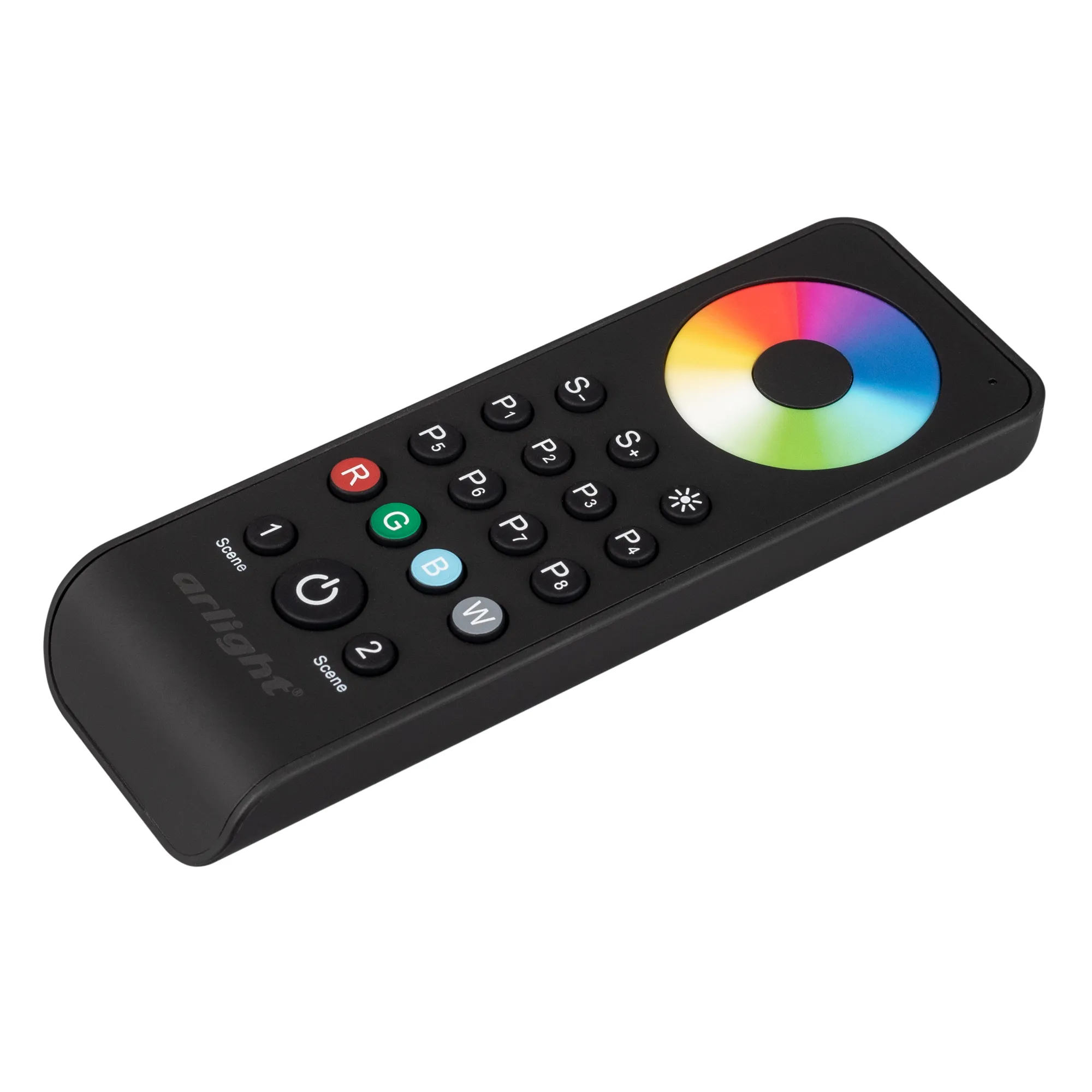 Пульт SMART-R43-RGBW Black (1 зона, 2.4G) (Arlight, IP20 Пластик, 5 лет) - изображение товара