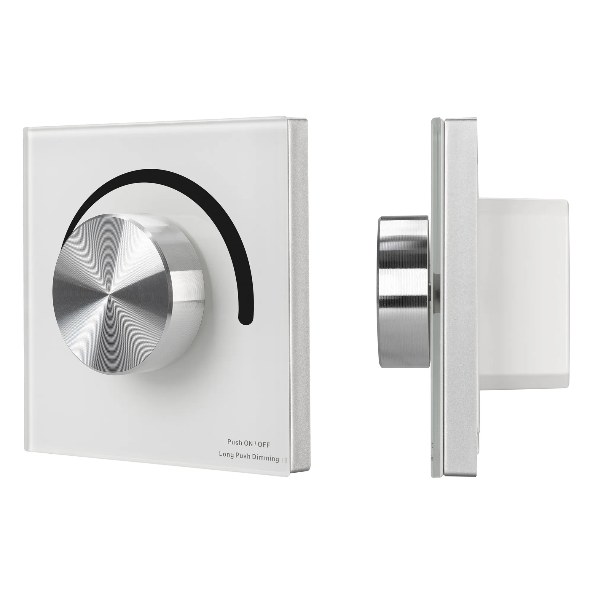 Панель SMART-P37-DIM-IN White (230V, 1.2A, TRIAC, Rotary, 2.4G) (Arlight, IP20 Пластик, 5 лет) - изображение товара