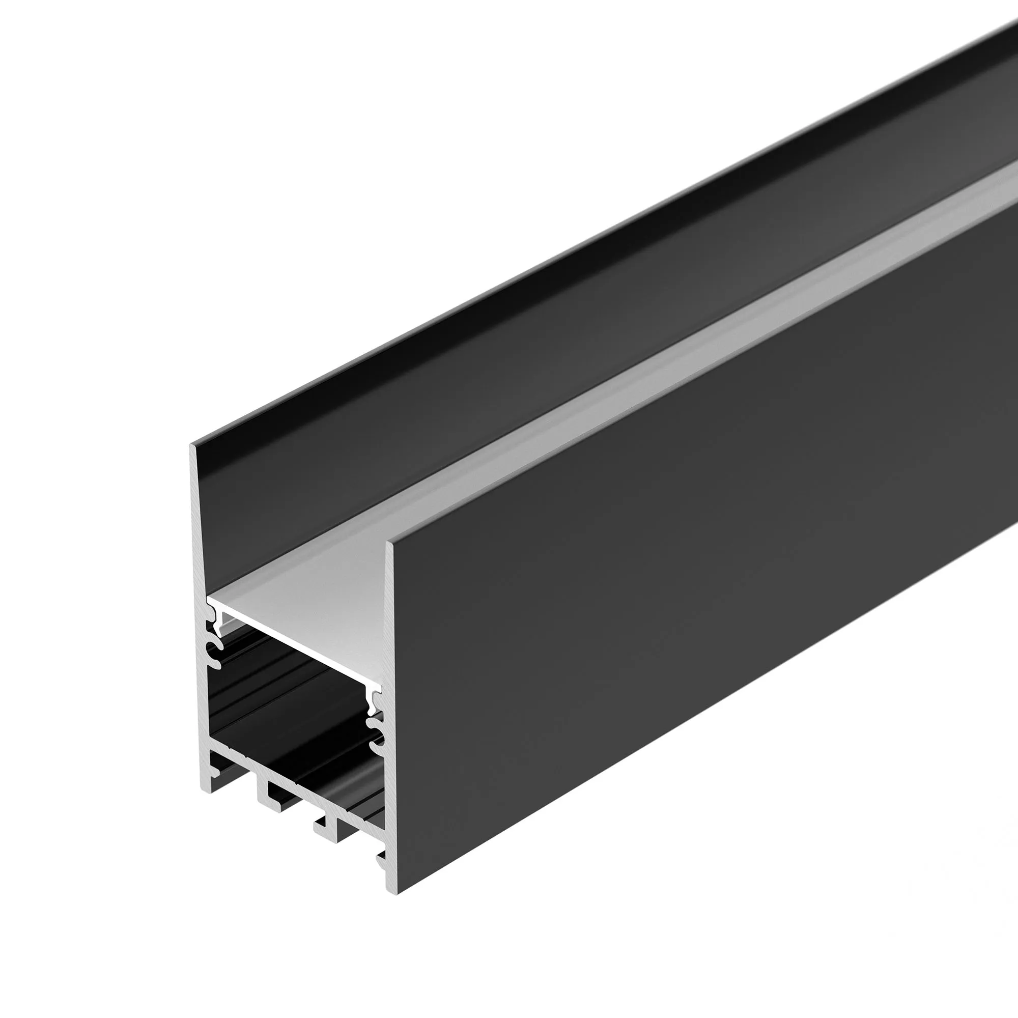 Профиль SL-COMFORT-3551-2000 ANOD BLACK (Arlight, Алюминий) - изображение товара